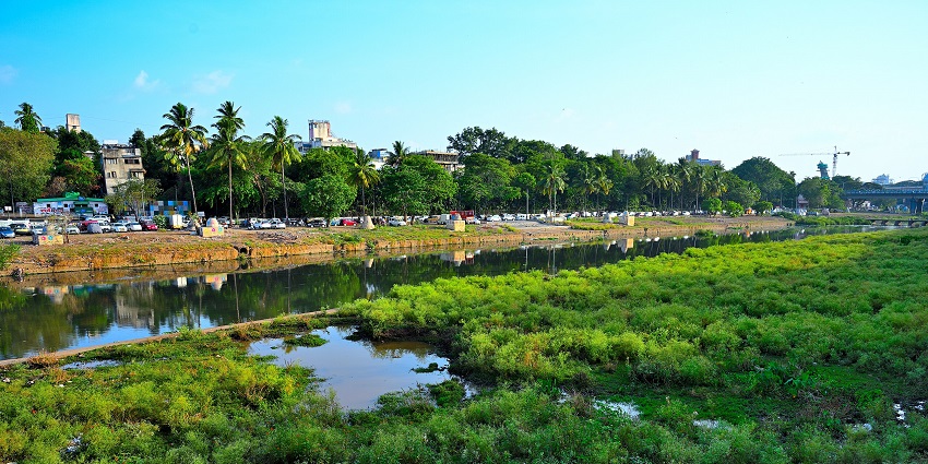 A picturesque image of the Temghar Dam built on the Mutha River, things to see in Panshet

