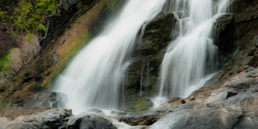 A beautiful view of Barachukki Falls at Shivanasamudra, captured after a heavy storm.