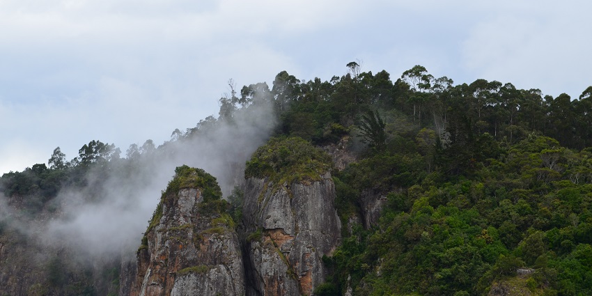 Stunning rock formations offering breathtaking views of the valley