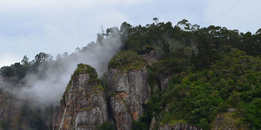 Stunning rock formations providing breathtaking views of the valley.