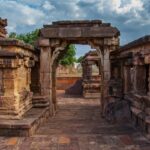 A glimpse of a tourist attraction exuding historical allure and rustic charm in Karnataka.