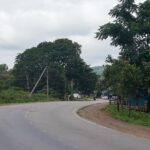 Route leading to Bandipur in Karnataka