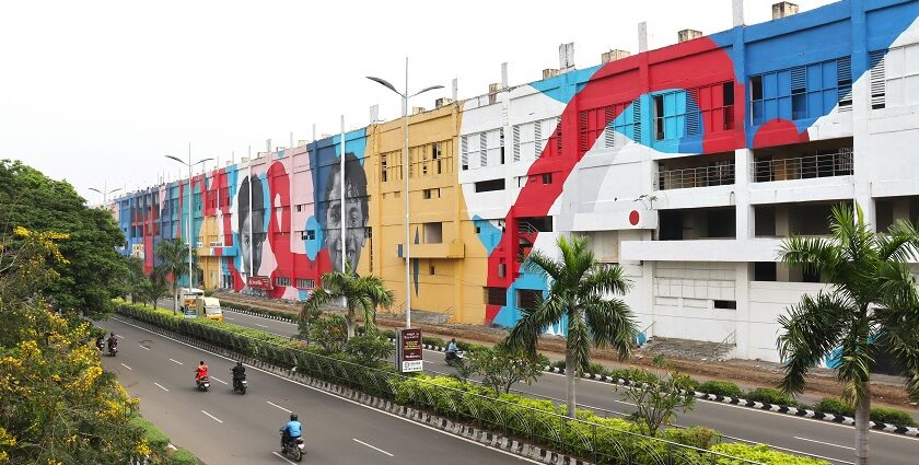 A picture of the Chennai skyline, showcasing a wide range of places to visit in Chennai.