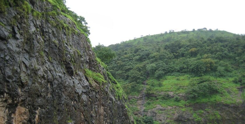 The view of Khandala Ghat, one of the best places to visit in December near Pune.