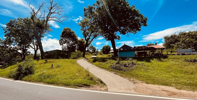 An image of a resort on Orphanage Road, one of the peaceful places to visit in Gudalur