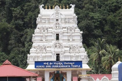 Explore the serene pilgrimage town with the Subramanya Temple's magnificence.