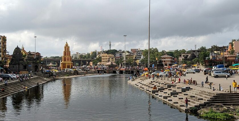 Image of Nashik city and a small lake - places to visit in Nashik for couples