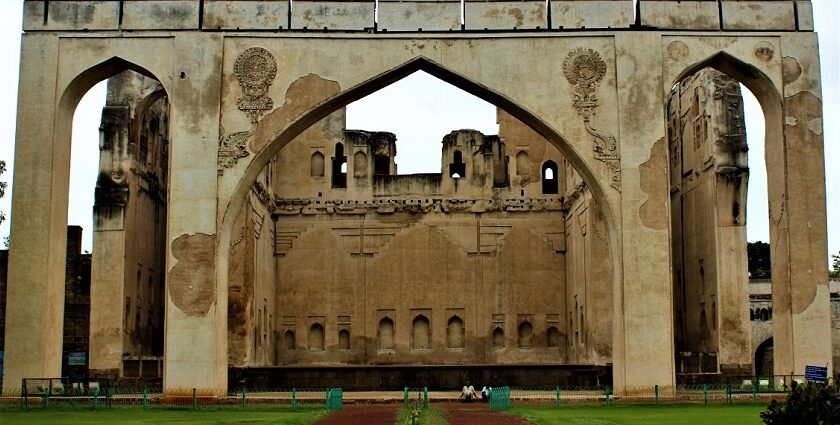 Scenic snapshot of the Gagan Mahal which is one places to Visit in October in Karnataka