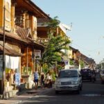 Monkey Forest Street, one of the best places to visit in Ubud in Bali, Indonesia.