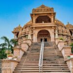 Dholya Ganpati temple on river Krishna Maai at Wai Satara in the state of Maharashtra.