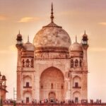 A glimpse of Bibi Maqbara - one of the places to visit near Aurangabad within 100 km.