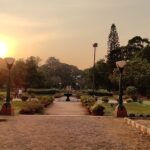 Sunset view from the lalbagh botanical garden, bengaluru which is one of the best places to visit near Bangalore