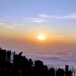 Sunset at Nandi Hills, a place to visit near Bannerghatta National Park