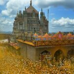 A picture of Khandoba Temple, a place to visit near Jejuri, showcasing its blend of spirituality.