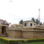 A serene view of Kolaramma Temple complex situated in Kolar, Karnataka