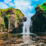 A scenic picture of Kolhapur showcasing its waterfall one of the best places to visit near Kolhapur