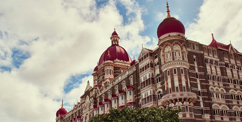 Picturesque view of the Taj Mahal Palace, Mumbai - places to visit near Mumbai in summer