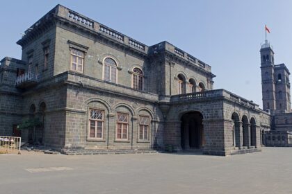 A picture showcasing the beauty of a historical building in Pune.