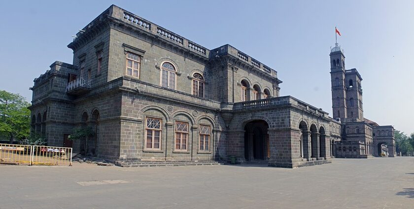 A picture showcasing the beauty of a historical building in Pune.