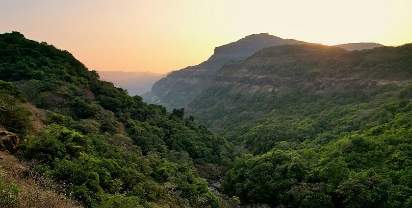 A scenic picture of Khandala with greenery all around, one of the places to visit near Pune in March