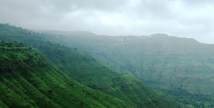 An image of a hill station, one of the most beautiful places to visit near Pune in monsoon