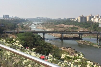 Skyline of Pune city as seen from The Westin Koregaon Park, among places to visit near Pune in October.