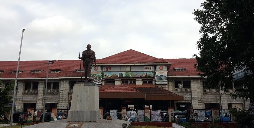 Pune railway station is the main railway junction of the city of Pune.