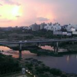 A beautiful picture of Aga Khan bridge, Pune–one of the prettiest places.