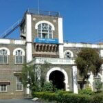 A picture of the historic architecture of Willingdon College in Sangli.