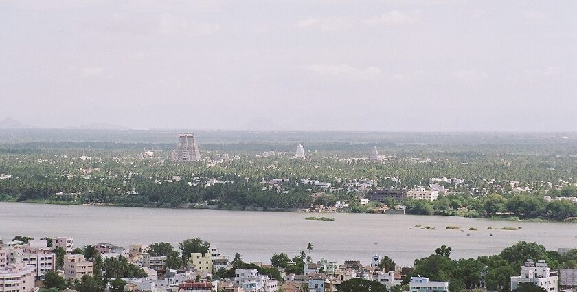 A scenic picture of Trichy that comes in the list of places to visit near Srirangam.