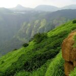 View of a cliff top in Lonavala, one of the best places near Navi Mumbai for weekend