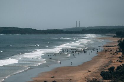 A view of Ganpatipule, one of the most beautiful destinations on the Konkan coast.