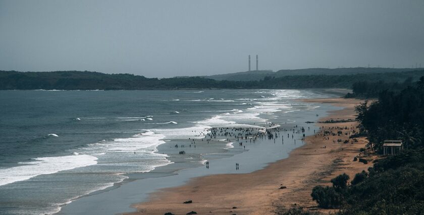 A view of Ganpatipule, one of the most beautiful destinations on the Konkan coast.