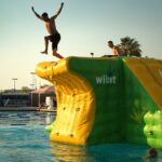 People enjoying a private pool party in Bangalore