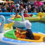 Pool party in Bikaner combines fun, relaxation, and scenic views.