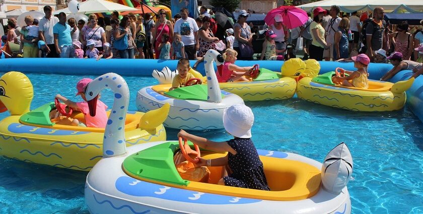 Pool party in Bikaner combines fun, relaxation, and scenic views.