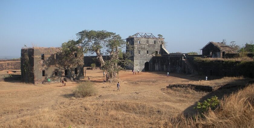 Prachitgad Fort, the ancient hill fort with historical significance and views.