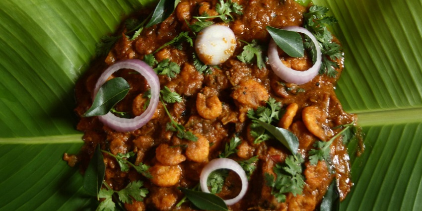 Flavorful and spicy prawn dish cooked with rich masala.