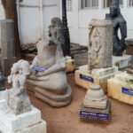 A glimpse of iconic statues elegantly displayed at the tourist attraction of the region.