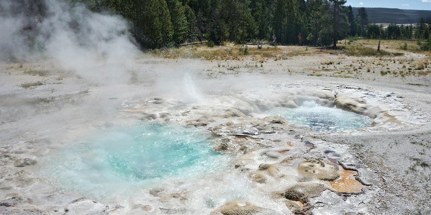 Puga hot springs are one of the most famous hot springs in ladakh