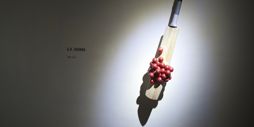 A legacy of modern Indian art in a modern art gallery in Mumbai.