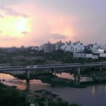 Aga Khan Bridge in Pune, featuring elegant arches over a calm river, the best things to see in Pune