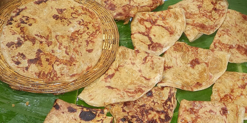 The delicious sweetness of Puran Poli, among the best food in Shirdi.