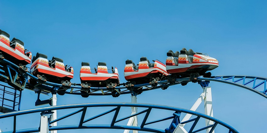 The exciting roller coaster like the one seen in the Queensland Amusement Park in Chennai.