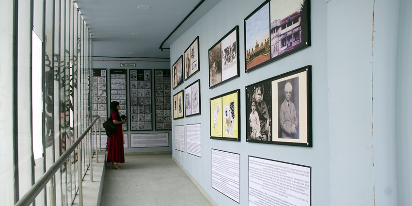R.K. Laxman Museum is a tribute to the celebrated cartoonist R.K. Laxman in Pune.