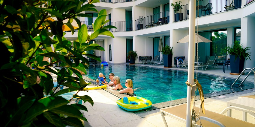 Pool party places in Guwahati hotel offering luxurious accommodations and modern amenities.