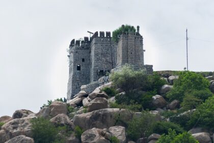 Aerial view of Raichur fort.