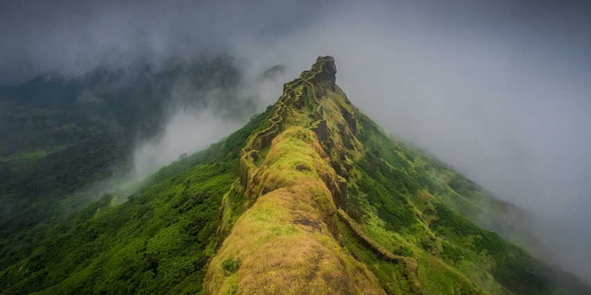 Rajgad Fort, the historical fort with panoramic views, and trekking opportunities await.