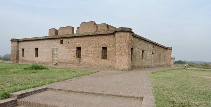 A shot of Indus Valley Civilisation Museum in Rakhigarhi in the state of Haryana.