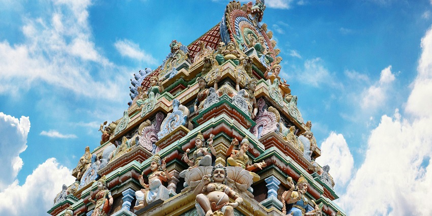 The serene view of Rameshwar Temple is among places to visit near Malvan.